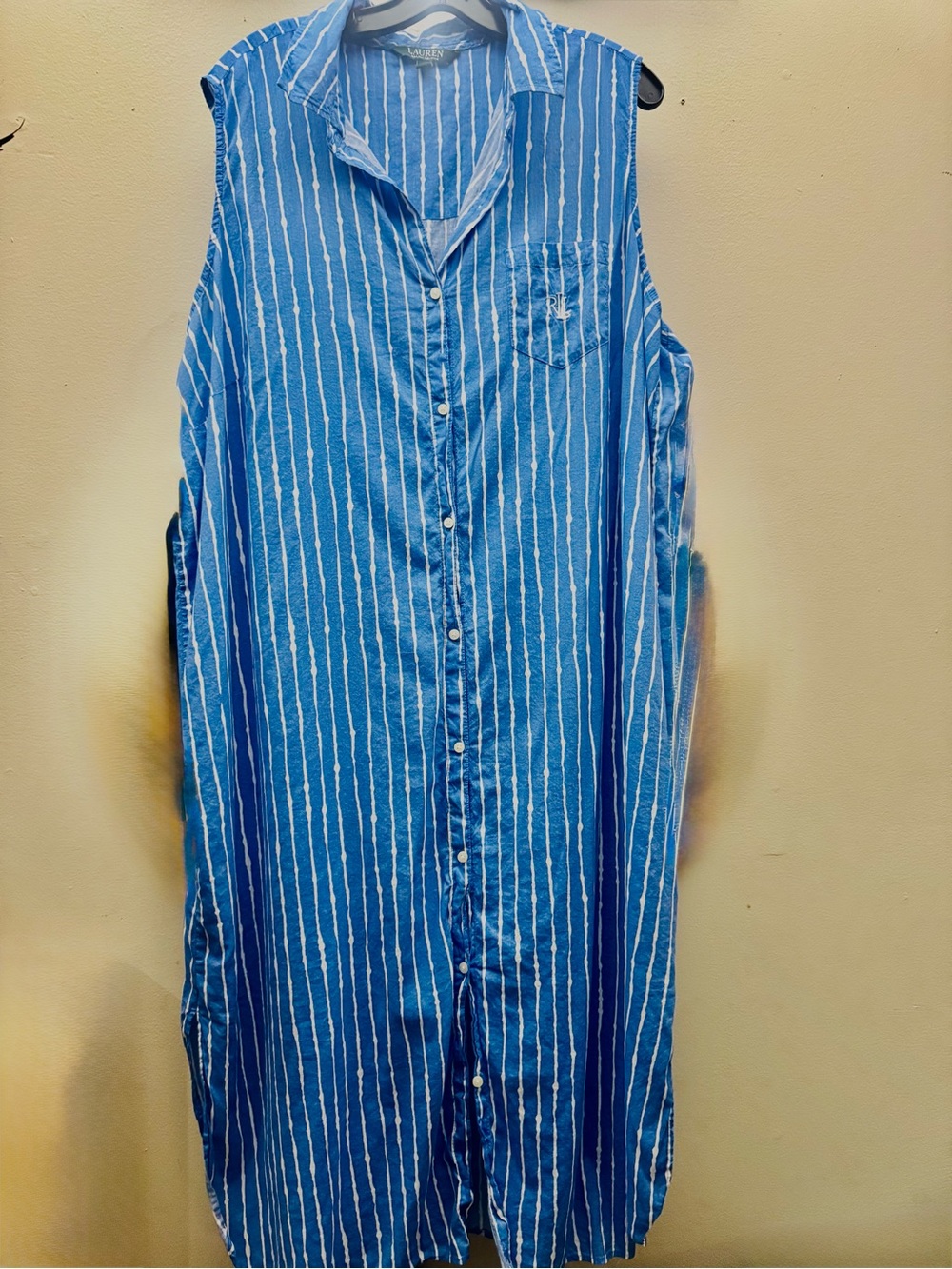 Polo by Ralph Lauren, Rare Vintage Find!! Striped Sleeveless Maxi Dress